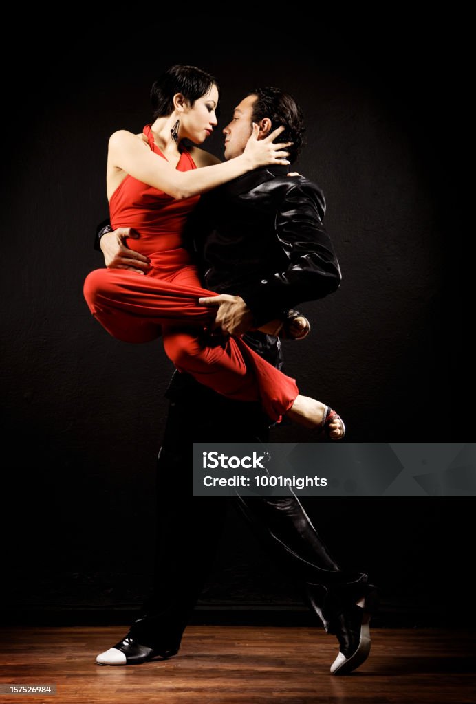 Der Leidenschaft Tango tanzen - Lizenzfrei Aktivitäten und Sport Stock-Foto