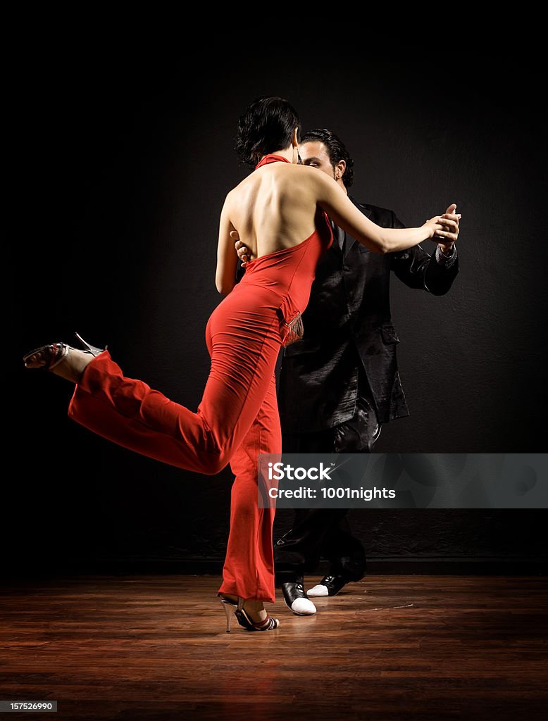 Dança paixão de Tango - Royalty-free Abraçar Foto de stock