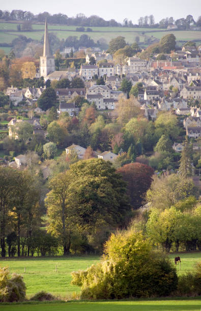 istock England, Gloucestershire, Cotswolds, Painswick, autumn view 157527105