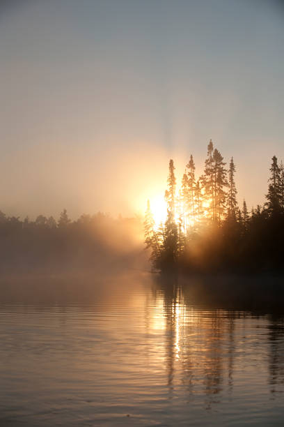 istock Boundary Waters Canoe Area Wilderness, sunrise. 157527449