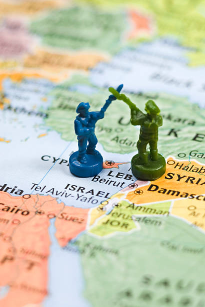 istock Middle East tension, World Conflicts Theme (Israel) 157527692
