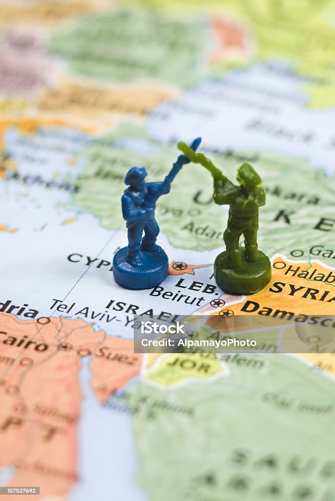 Ближний Восток напряжение, мире конфликтов темы (Израиль - Стоковые фото Война роялти-фри