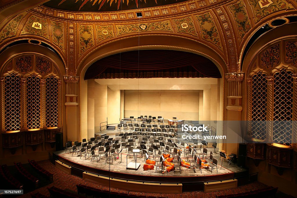 Klassische Musik Concert Hall - Lizenzfrei Orchester Stock-Foto