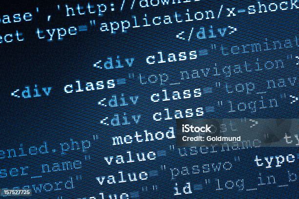 Html Code Stock Photo - Download Image Now - Web Design, Html, Coding