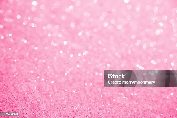 Pink Sugar Sparkle Background Stock Photo - Download Image Now - Backgrounds, Pink Color, Textured
