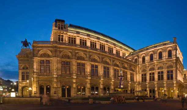 istock Vienna opera house at dusk. 157528045