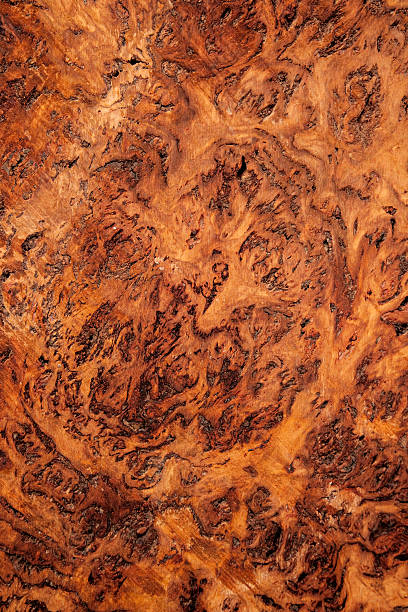 istock Wood Texture Red Gum Burl with swirl pattern 157528119
