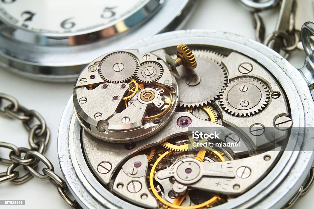 Clockworks - Lizenzfrei Maschinenteil - Hergestellter Gegenstand Stock-Foto
