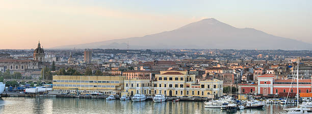 istock Catania Sicily and Mount Etna Panorama (XXXL) 157528574