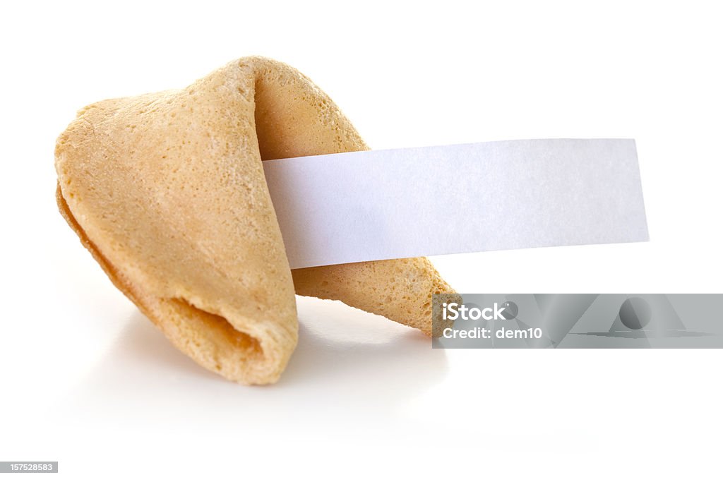 Чехол Fortune cookie с пустой документ - Стоковые фото Печенье с предсказанием роя�лти-фри