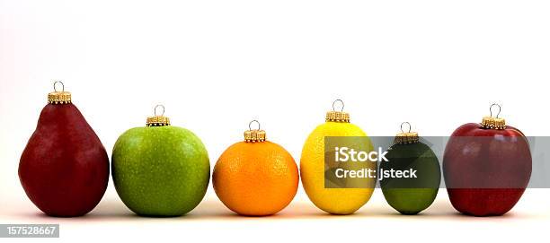 フルーツのクリスマスオーナメントラインアップ - クリスマスのストックフォトや画像を多数ご用意 - クリスマス, 果物, 健康的な食事
