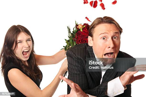 Não Um Feliz Dia Dos Namorados Casal - Fotografias de stock e mais imagens de Flor - Flor, Homens, Mulheres