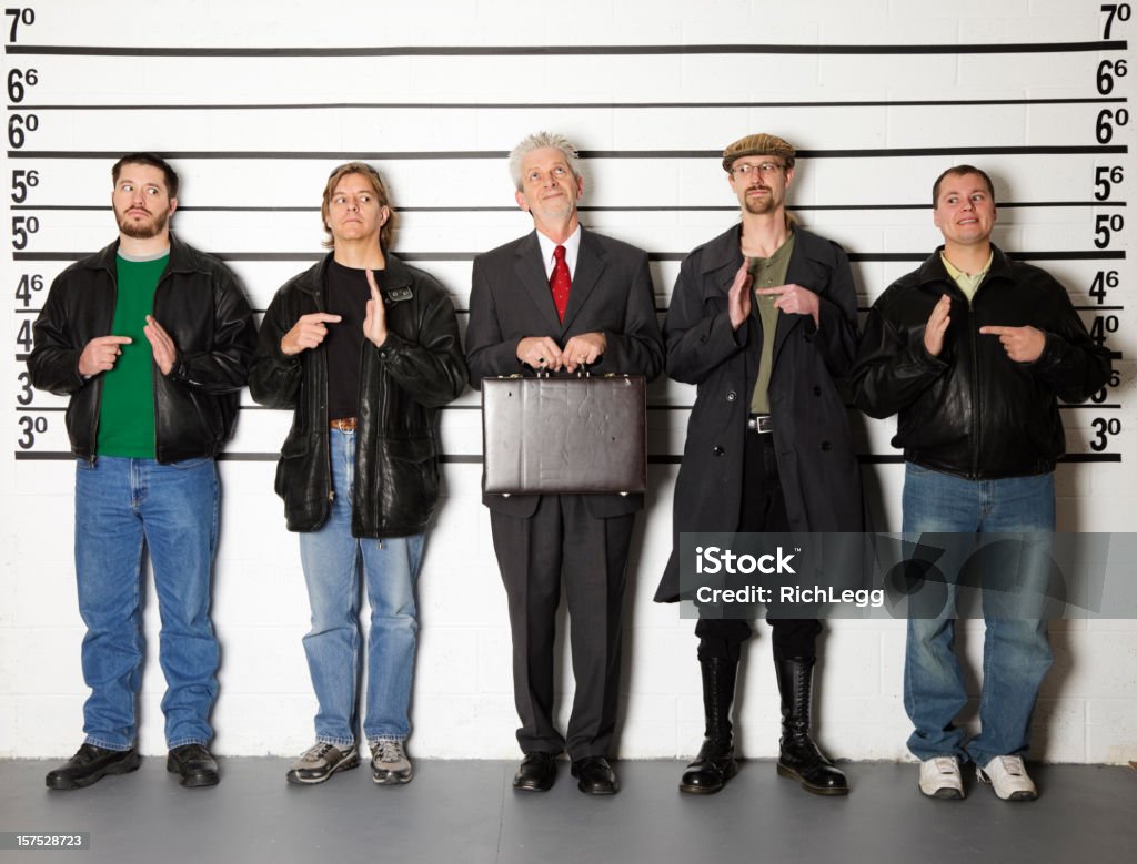 Identification de suspect - Photo de Identification de suspect libre de droits