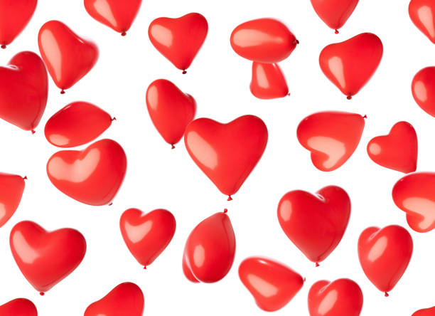 istock Seamless heart shaped balloons 157528790
