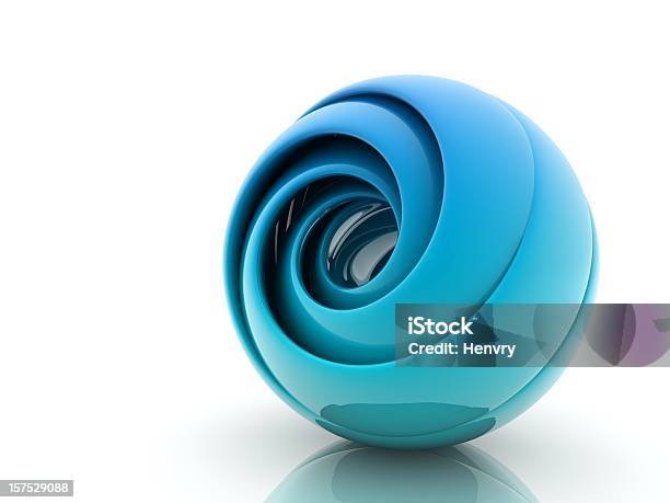 Helix Form Stockfoto und mehr Bilder von Weißer Hintergrund - Weißer Hintergrund, Abstrakt, Blau