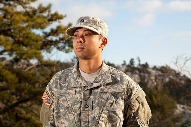 istock Young American Soldier 157529181
