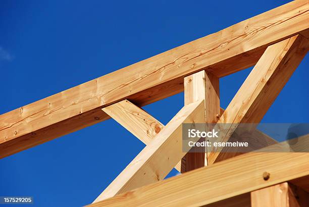 Legname Costruzione A Telaio - Fotografie stock e altre immagini di Legno - Legno, Industria edile, Struttura edile