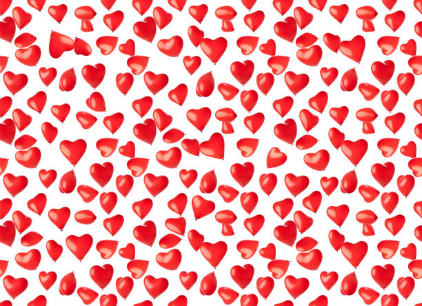 istock Seamless heart shaped balloons 157529452
