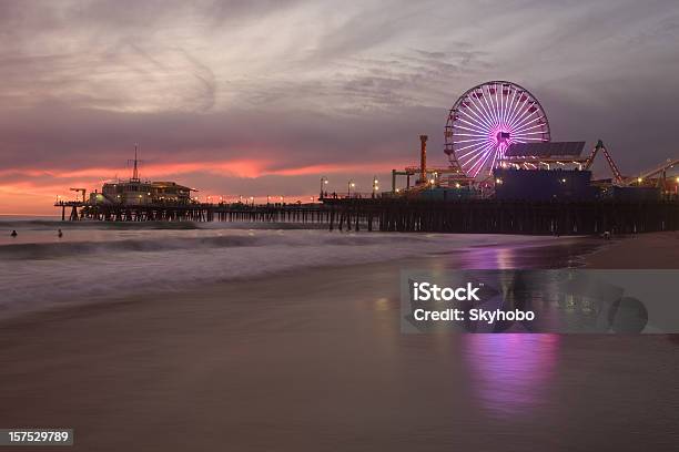 Santa Monica Пристань — стоковые фотографии и другие картинки Sunset Beach - California - Sunset Beach - California, Калифорния, Пирс Санта-Моники