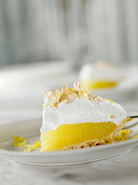 Lemon Meringue Pie  meringue stock pictures, royalty-free photos & images