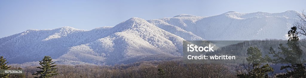 Smoky Mountain nevadas (XXXL - Foto de stock de Montañas Humeantes libre de derechos