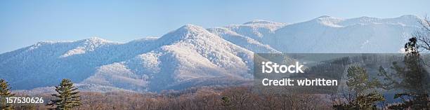 Montanha Efeito Smoky Snowfall Xxxl - Fotografias de stock e mais imagens de Montanhas Great Smoky - Montanhas Great Smoky, Neve, Parque nacional das montanhas de Smoky