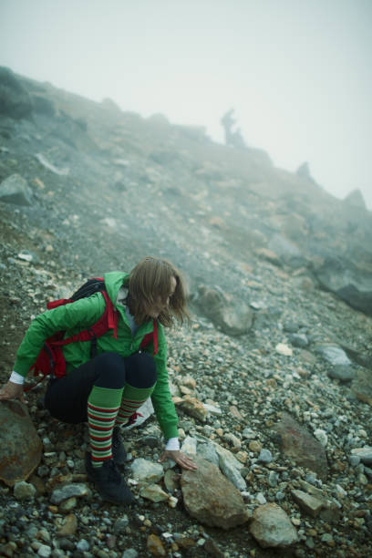 istock Tongariro Crossing series - resting 157530725