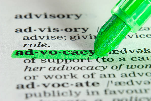 istock advocacy definition highligted in dictionary 157530760