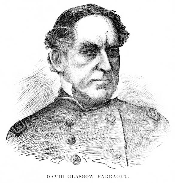 istock Admiral David Farragut Portrait, American Civil War 1575321686