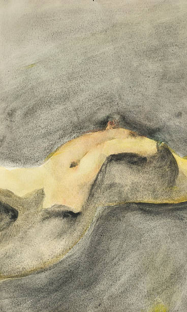 женщина телесный корпус - painted image expressionism people abstract stock illustrations