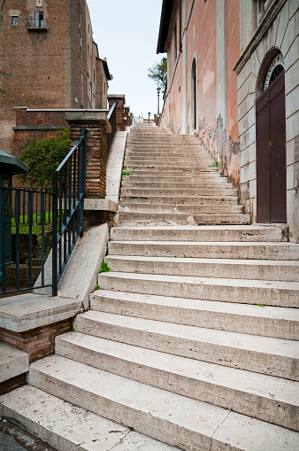 Steps In Kalemegdan In Belgrade, Serbia