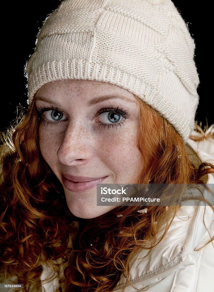 Menina de Inverno - Royalty-free Esqui - Esqui e snowboard Foto de stock