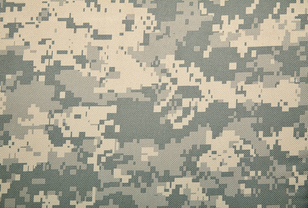 Universal Camouflage Pattern (COLD) US Army digital camouflage pattern. camouflage clothing stock pictures, royalty-free photos & images