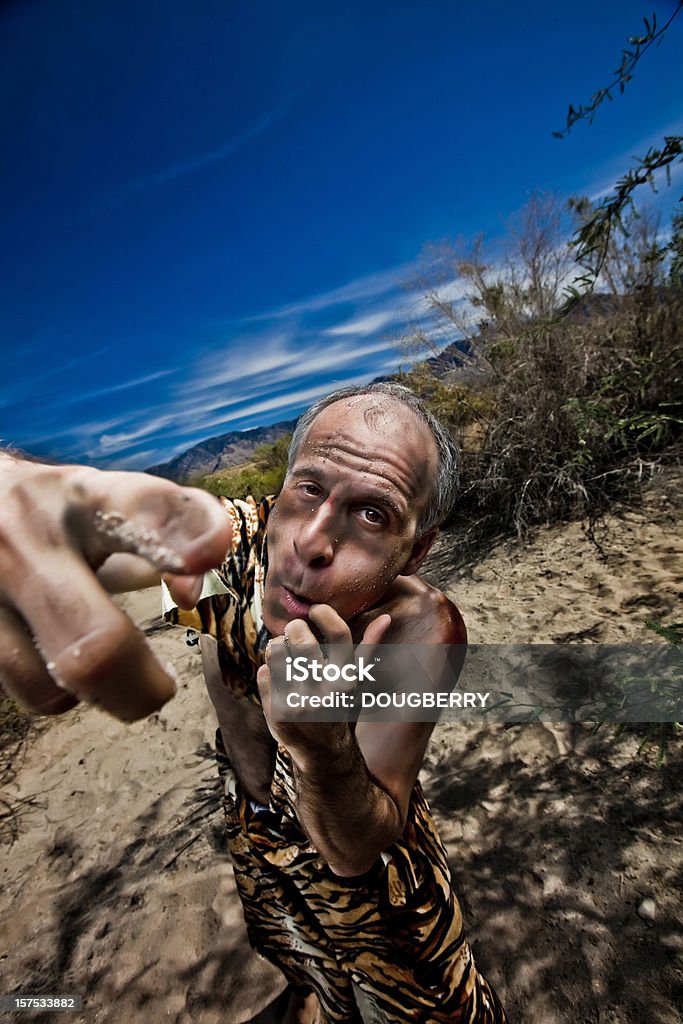 Homem das cavernas - Foto de stock de Neandertal royalty-free