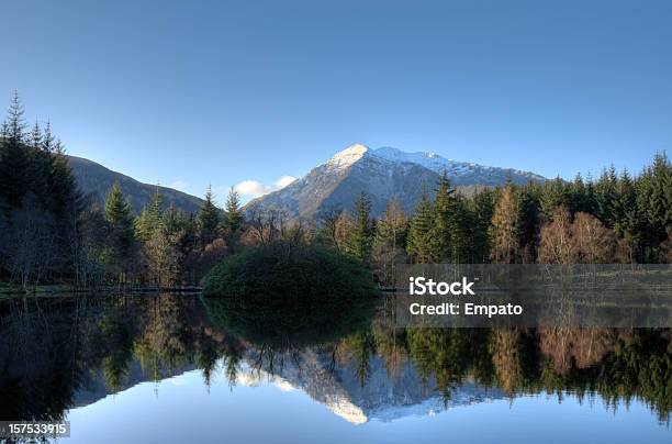 Photo libre de droit de Glencoe Lochan Sur Une Magnifique Hivers Matin banque d'images et plus d'images libres de droit de Arbre - Arbre, Argyll et Bute, Beauté de la nature