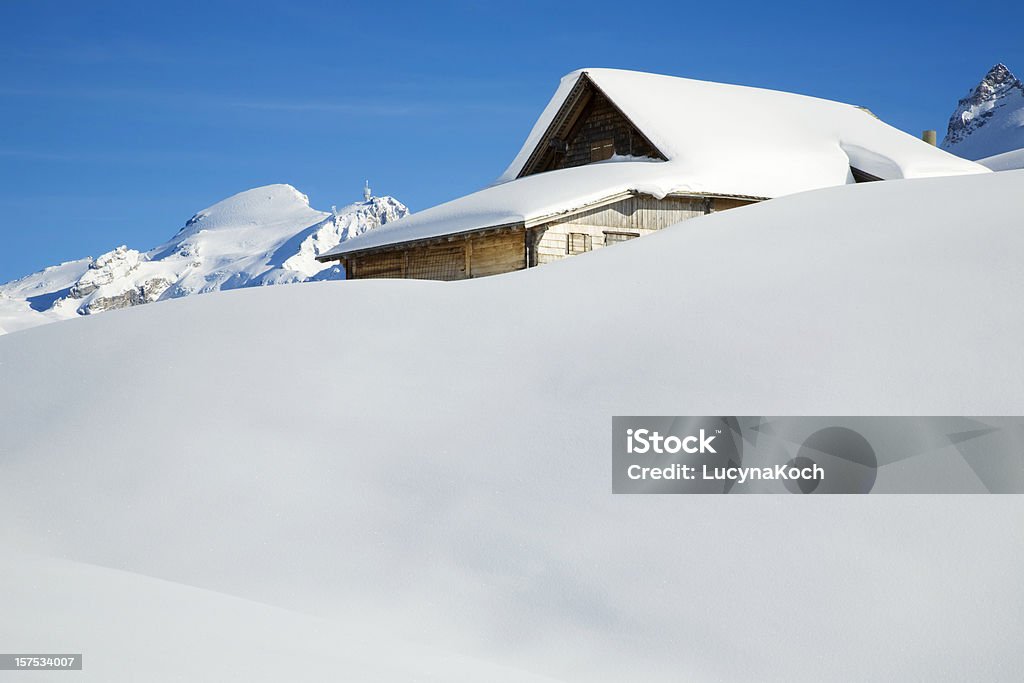 Winterlandschaft - Lizenzfrei Alpen Stock-Foto