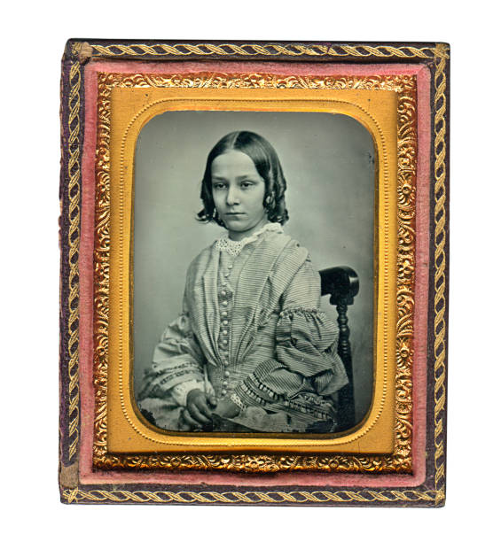 istock Victorian Girl - Old Ambrotype Photograph 157534015