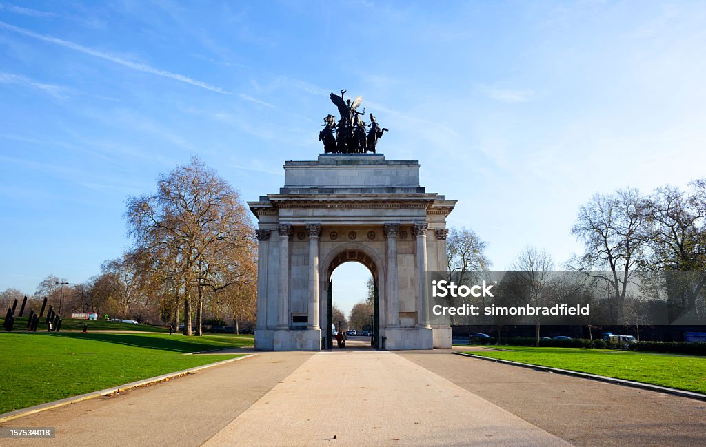 The Constitution Arch on London's Hyde Park Constitution Arch on London's Hyde Park Corner. Hyde Park - London Stock Photo