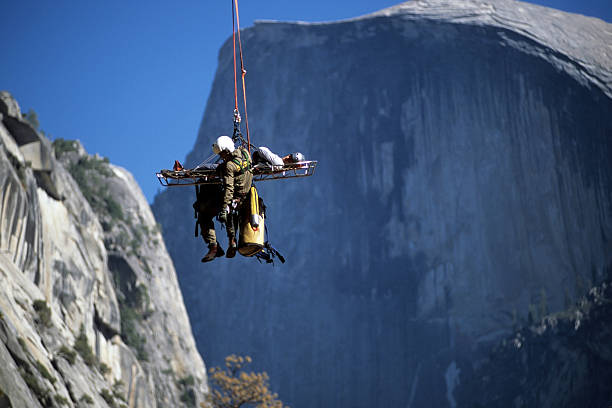 Mountain Rescue stock photo