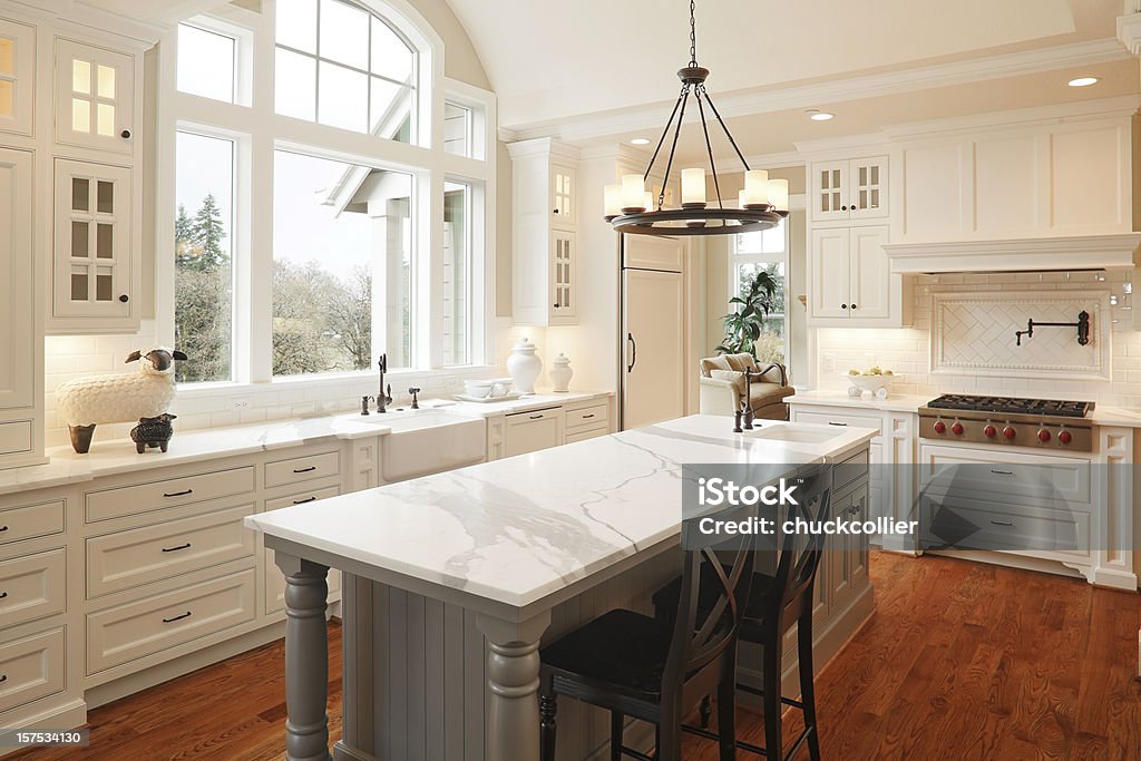 New Luxury Kitchen  Kitchen Stock Photo