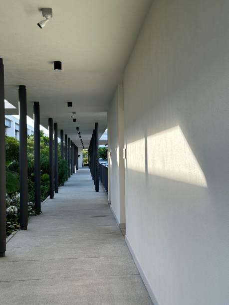 istock Streak of light on the wall. 1575341749