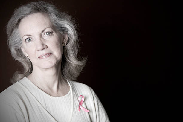 istock Cancer Survivor with Pink Ribbon on 157534304