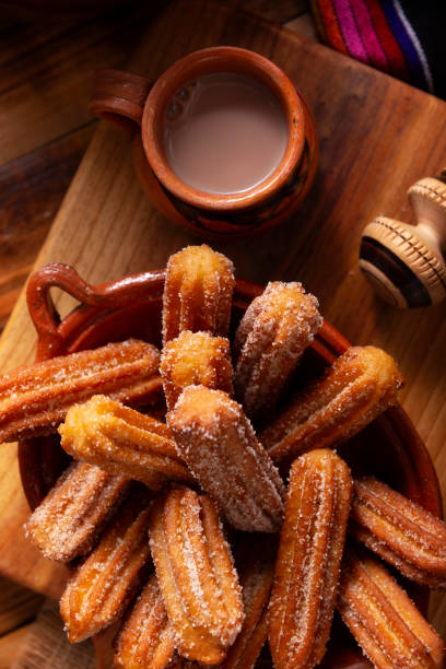 istock Mexican Churros Snack topview 1575456355