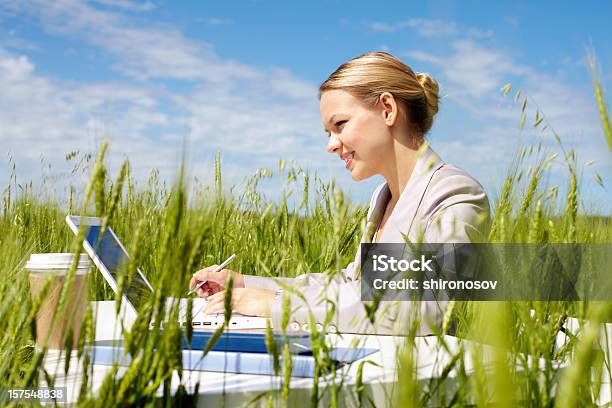 Businesswoman Outdoor Stock Photo - Download Image Now - Adult, Adults Only, Beautiful People