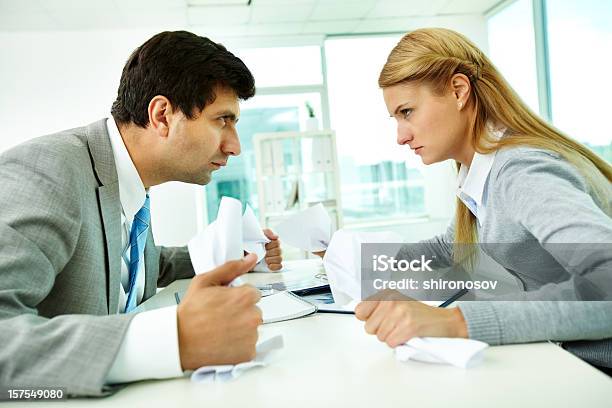 A Disagreement Between A Man And A Woman Stock Photo - Download Image Now - Adult, Adults Only, Anger