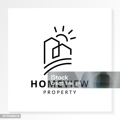 istock Home view property logo 1575508576