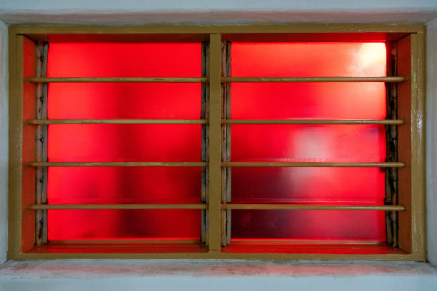 Close up image of window. Abstract background.