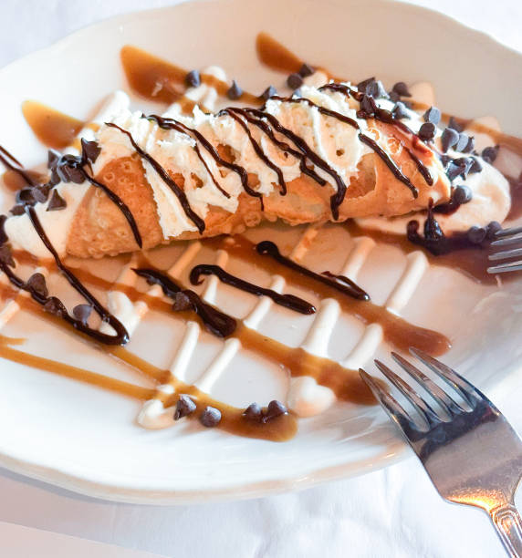 istock Delicious Cannoli with Chocolate Chips 1575511467
