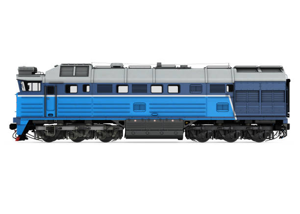 istock Diesel Locomotive Train Isolated 1575511826