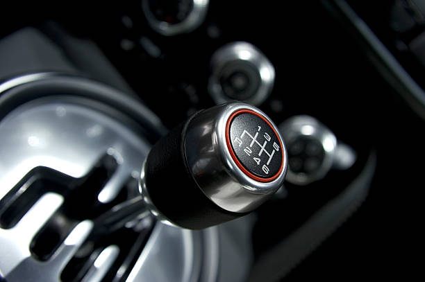 Car Gear Shift Six speed manual gear shift. gearshift photos stock pictures, royalty-free photos & images